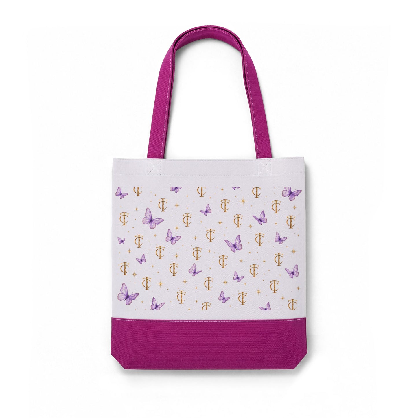 Thermochromic Butterfly Tote Bag — Color-Changing AOP Carryall