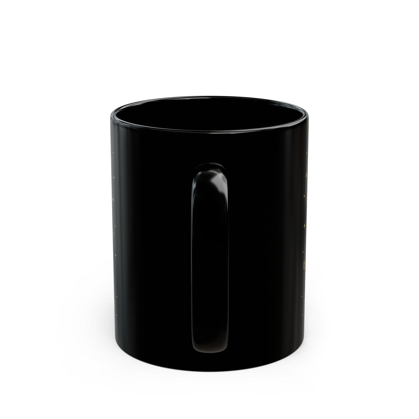 "Drink Better Look The Best" Gold Script Coffee Cup